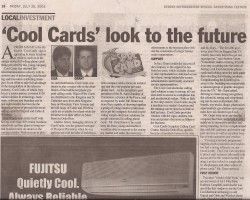 2 - Cool Cards looks to the future - The Gleaner - July 25, 2003 Joe Joey Joseph Issa Jamaica