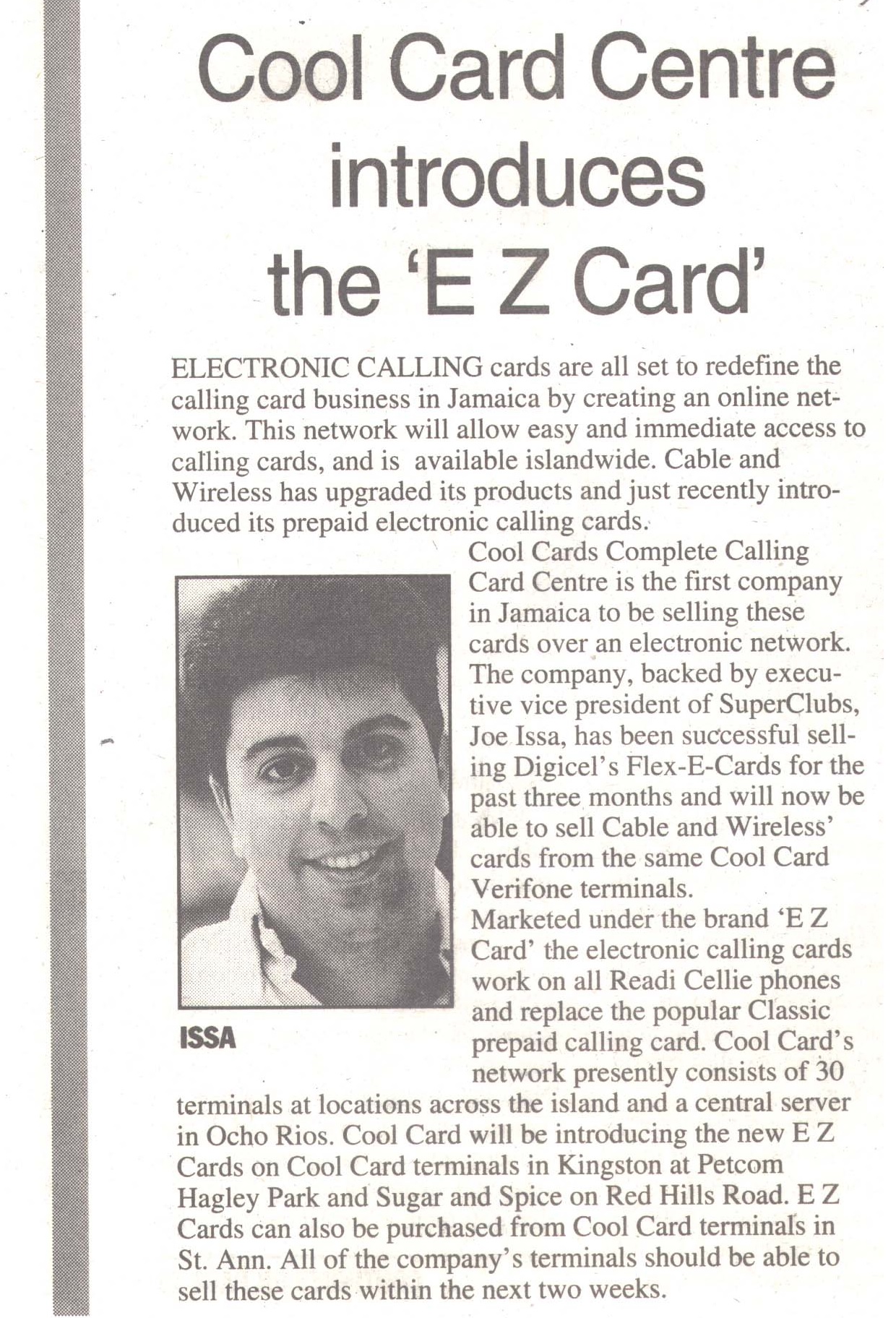 Cool Card Centre introduces EZ Card
