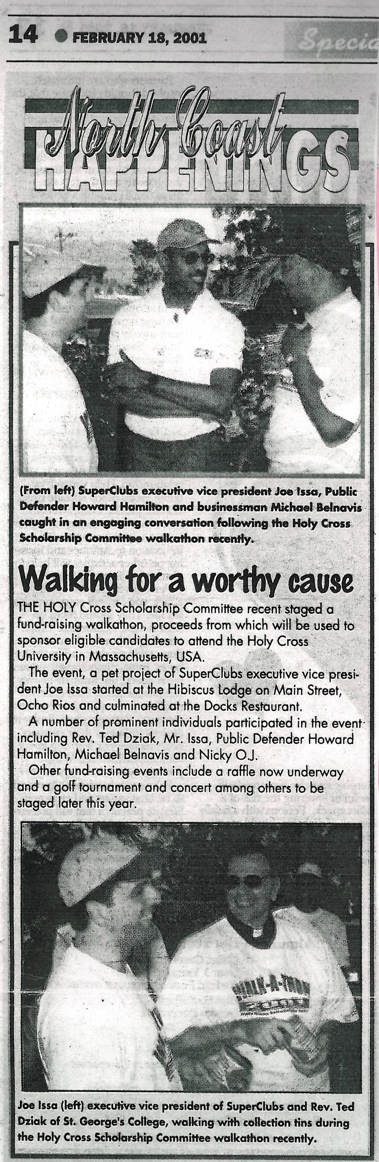 Walking for a worthy cause
