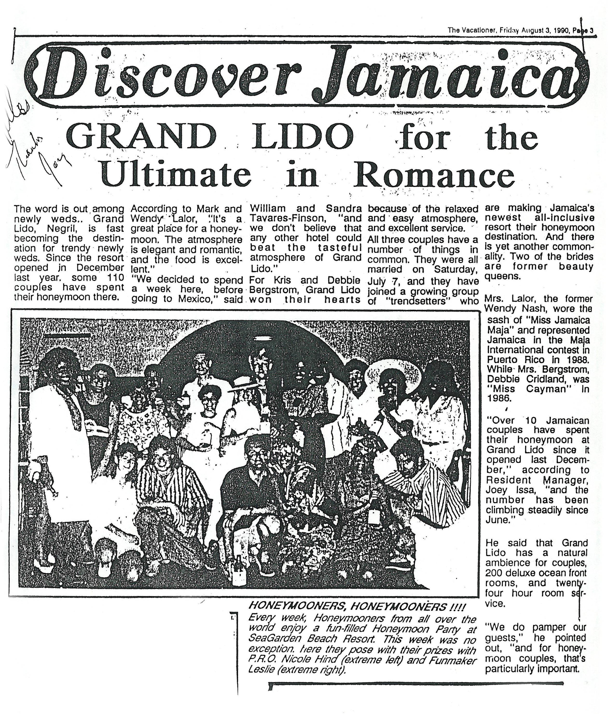 Discover Jamaica: Grand Lido for the Ultimate in Romance