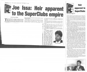  Joe Issa: Heir apparent to the SuperClubs empire
