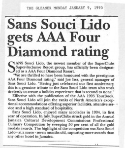 Sans Souci gets AAA Four Diamond Rating 