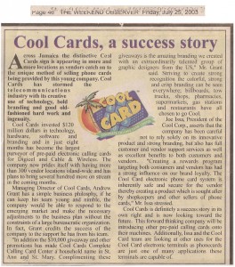Cool Cards, a success story 