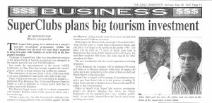 SuperClubs plans big tourism investment