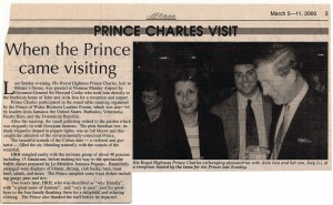 20 - Prince Charles Visit - North Coast Times - March 5-11, 2000 Joe Joey Joseph Issa Jamaica