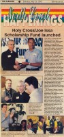 8 - Holy Cross Joe Issa Scholarship Fund - North Coast Times - May 26, 2001